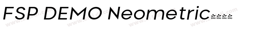 FSP DEMO Neometric字体转换 FSP DEMO Neometric字体转换